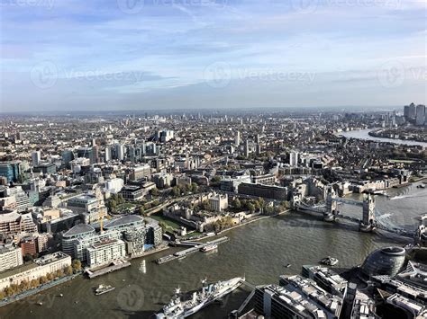 An aerial view of London 7971403 Stock Photo at Vecteezy