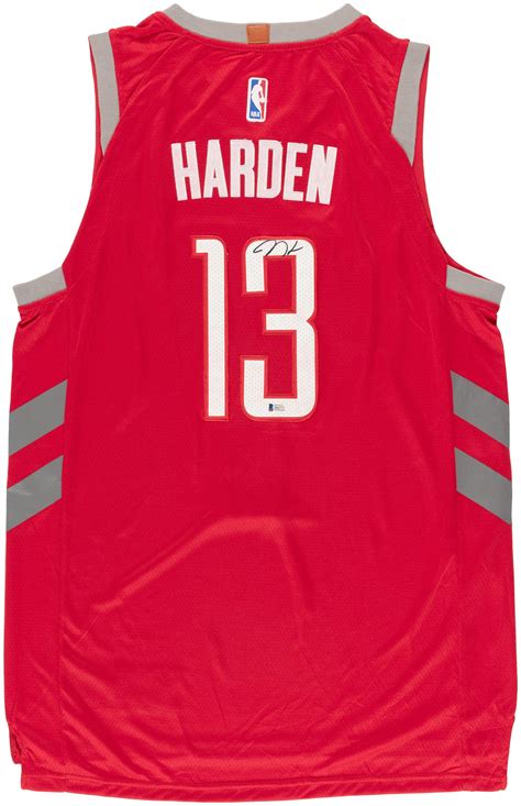 Hake's - JAMES HARDEN HOUSTON ROCKETS SIGNED BASKETBALL JERSEY.