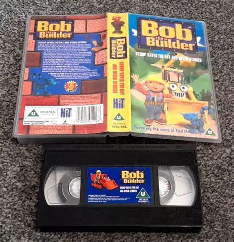 BOB THE BUILDER Scoop Saves The Day & Other Stories Pal Vhs Video Kids ...