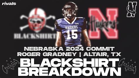 Blackshirt Breakdown: Nebraska 2024 commit Roger Gradney - YouTube