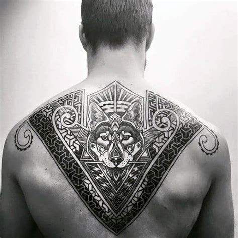 50 Upper Back Tattoos For Men - Masculine Ink Design Ideas