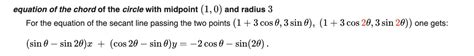 calculus - Trouble with understanding proof for cardioid as an envelope ...