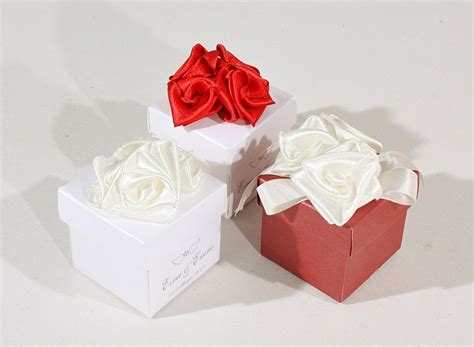 Favor Boxes with Flowers • Lovely Knot • Custom wedding invitations, laser cut invitations, Bar ...