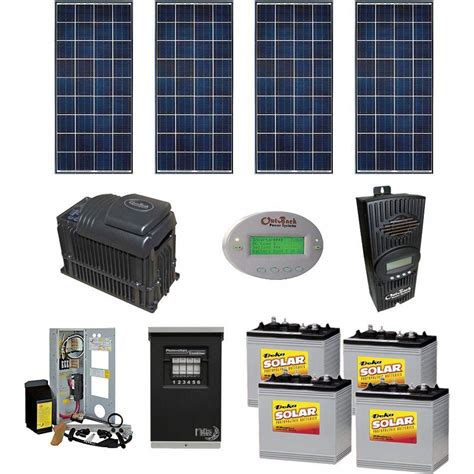 Off Grid 580W Cabin Home Solar System | Solar, Şimşek