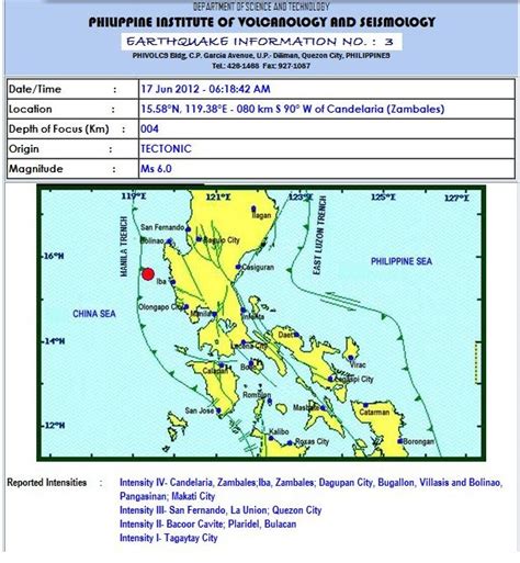 pangasinan tour: 6.0 Magnitude Earthquake Hits Luzon