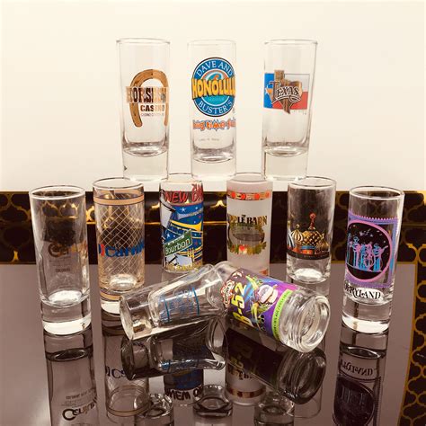 Double Shot Glasses, Lot Of 11 Tall, Colorful Shot Glasses. Inv 72 https://etsy.me/2sS66HJ # ...