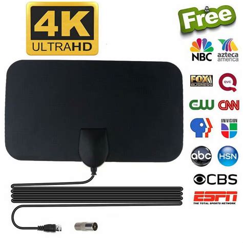 Indoor TV Antenna HDTV Antenna,2019 Newest Indoor Digital TV Antenna 70+ Miles Range with ...