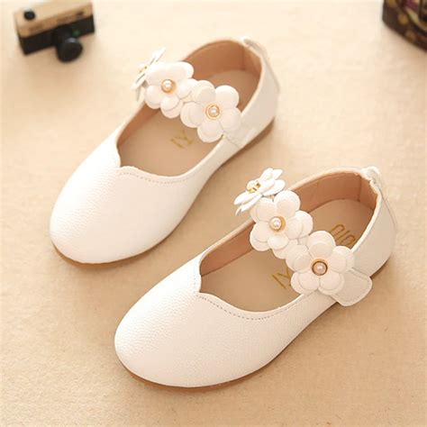 Baby Girls Shoes 2018 Spring Fashion Flower Children Leather Shoes ...