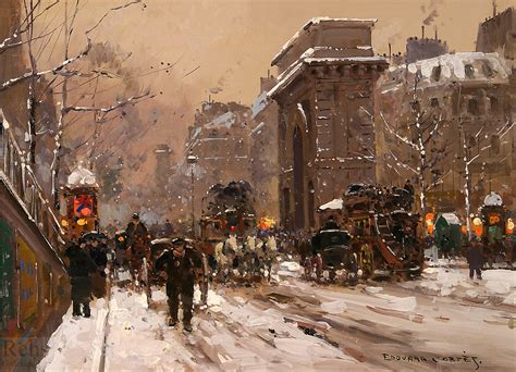 St.Martin, Winter - Edouard Cortes - WikiArt.org - encyclopedia of visual arts