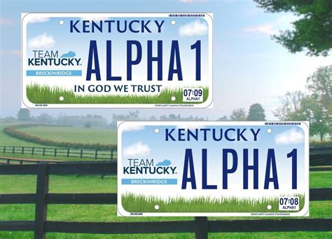 State rolls out new 'Group Kentucky' license plate choices - Kentucky ...