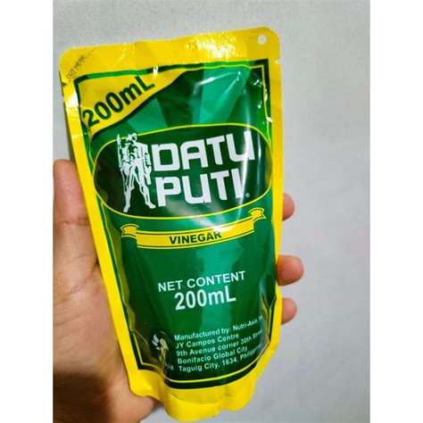 DATU PUTI VINEGAR SUKA POUCH 200ML | Shopee Philippines