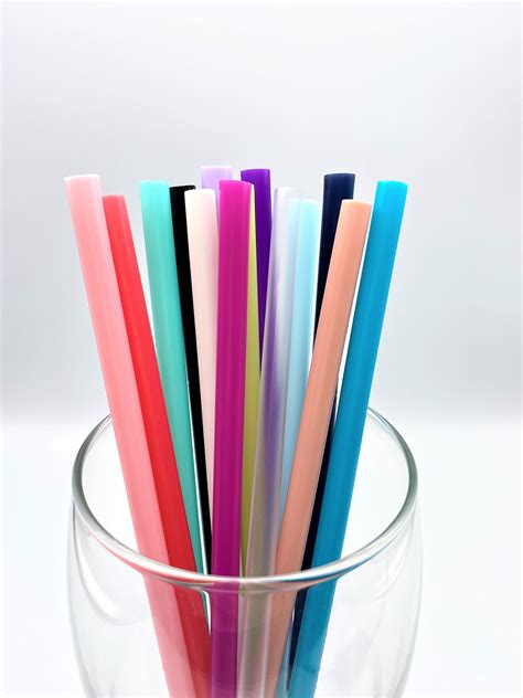 Small Colorful Straws Reusable Straws Plastic Straws | Etsy