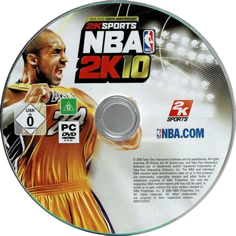 NBA 2K10 (2009) box cover art - MobyGames