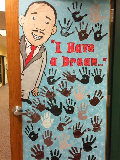 Celebrate Martin Luther King / Diversity Hands Door Decorating Black History Month Activities ...