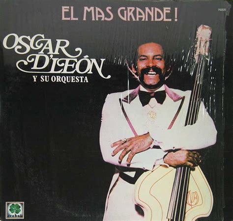 Oscar D'Leon El Mas Grande Salsa Latin Album Cover Gallery & 12" Vinyl ...