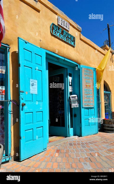 Shopping in Old Town Albuquerque New Mexico Stock Photo - Alamy