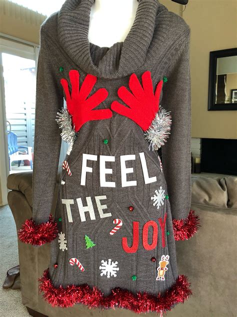 Buy > ugly christmas sweater dress womens > in stock