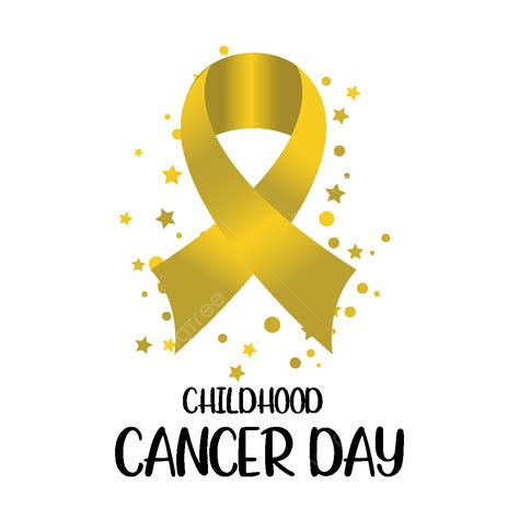 Childhood Cancer Ribbon Vector PNG Images, Childhood Cancer Day, Childhood, Awareness, Kid PNG ...