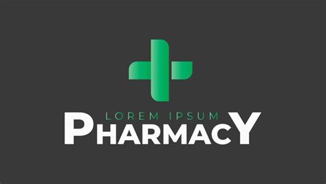 Premium Vector | A green pharmacy logo design