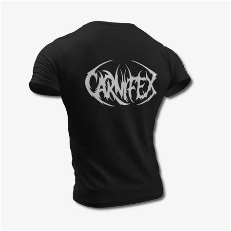 Carnifex T-Shirt, Carnifex Band Logo Black Tee Shirt, Deathcore Merchandise – Metal Band T-Shirt ...