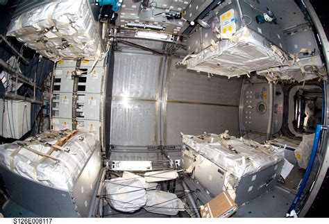 Space in Images - 2008 - 11 - Interior view of the Italian-built Leonardo Multi-Purpose ...