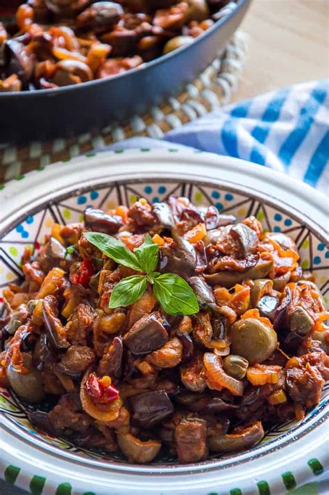 Caponata: A Sicilian Delicacy for Holidays and Gatherings : Italian Recipe Book