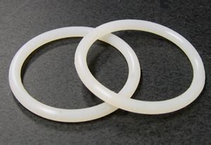 High Temperature Silicone Rubber O-ring (1 pair) for 50 mm dia Alumina or Quartz Tube - EQ-SOR-50