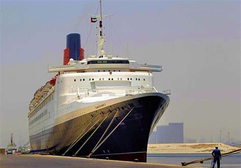 QE2 in Dubai Queen Elizabeth 2 ship hotel in Dubai in Arab Emirates