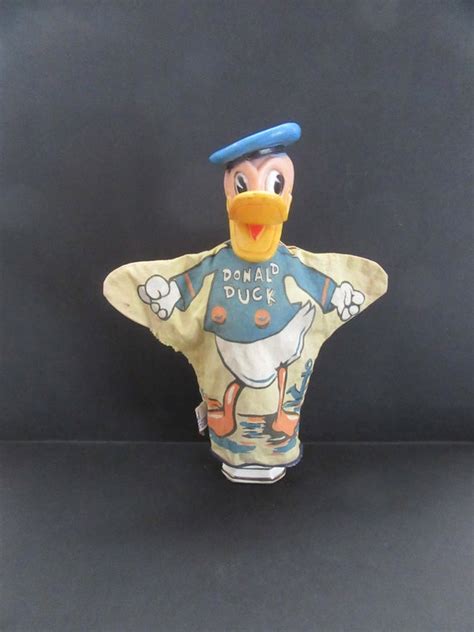 Vintage Donald Duck Hand Puppet Walt Disney Productions | Etsy