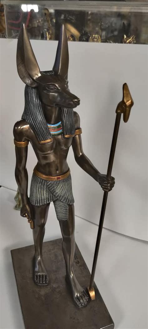 Unique Large Heavy God Anubis Statue Egyptian 16'' H - Etsy