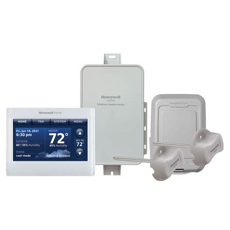 HONEYWELL HOME, Heat and Cool, Auto and Manual, Wireless Thermostat Kit - 12Z042|YTHX9421R5101WW ...