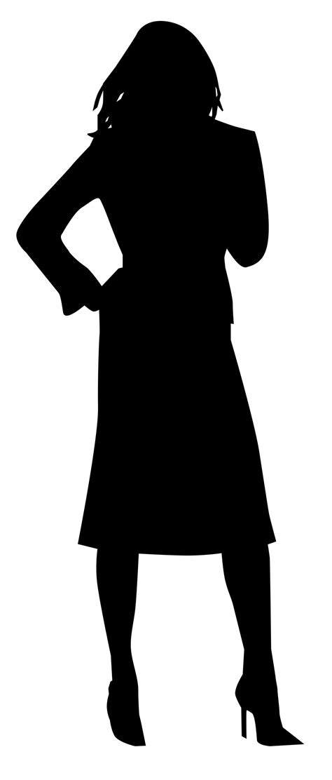 Clipart - Woman silhouette