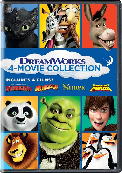 DreamWorks 4-Movie Collection (How to Train Your Dragon / Madagascar ...