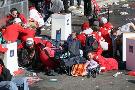 Witnesses describe chaos leaving the Kansas City Chiefs Super Bowl parade as shots rang out ...