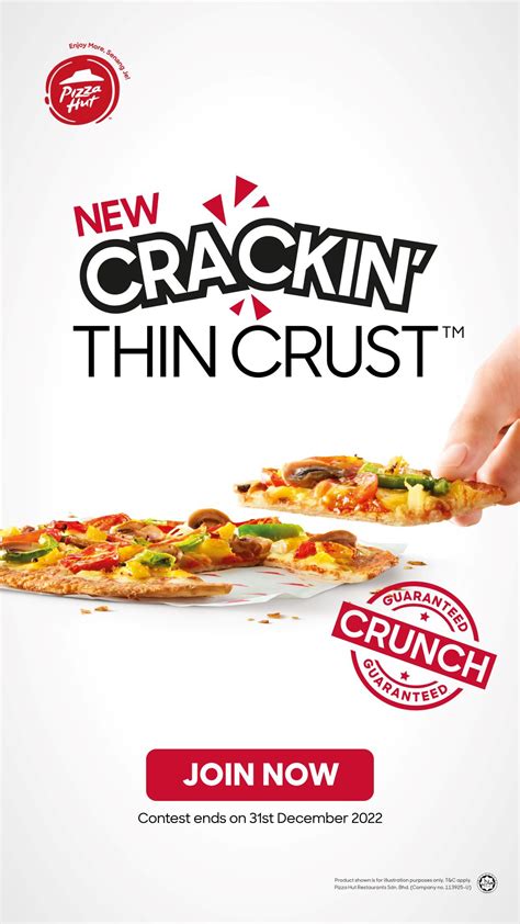PIZZA HUT MALAYSIA ANNOUNCES THE NEXT GEN INNOVATION OF A THIN AND CRUNCHY PIZZA CRUST ...