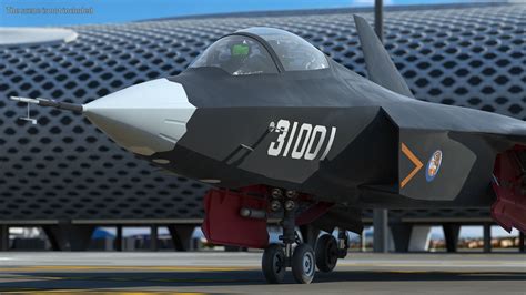 Shenyang FC 31 Multirole Jet Fighter 3D Model $179 - .3ds .blend .c4d .fbx .max .ma .lxo .obj ...