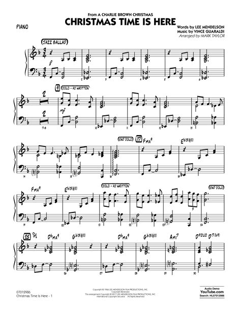 Christmas jazz piano sheet music - corpscopax