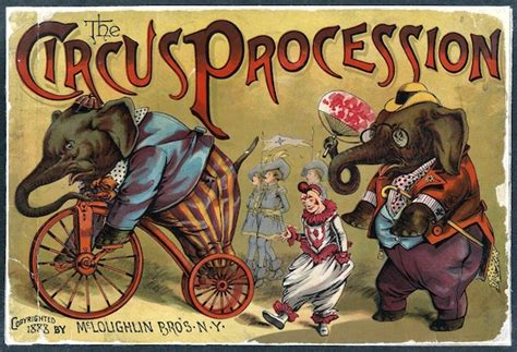 Vintage Circus Poster circus Procession Victorian | Etsy Canada