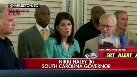 Governor Nikki Haley CHOKES UP at Charleston Church Shooting Press ...