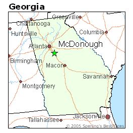 Best Places to Live in McDonough, Georgia