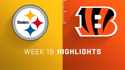 Pittsburgh Steelers vs. Cincinnati Bengals highlights | Week 15