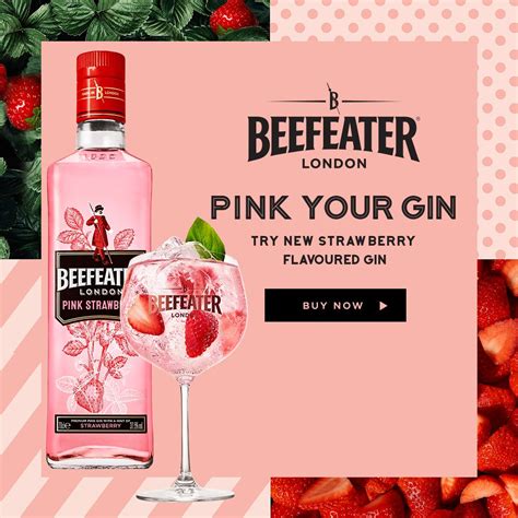 Pink it up with Beefeater Pink Gin. An easy to drink, delicious strawberry gin based on the ...