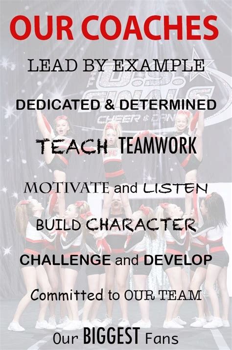 Cheer Coaches All-star Cheer Cheerleading Cheer Quotes Teamwork | Teamwork quotes, Teamwork ...