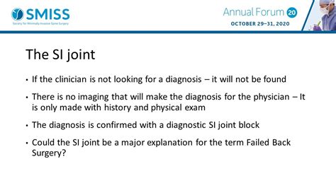 Workers Compensation Patients Return to Work After SI Joint Fusion ...