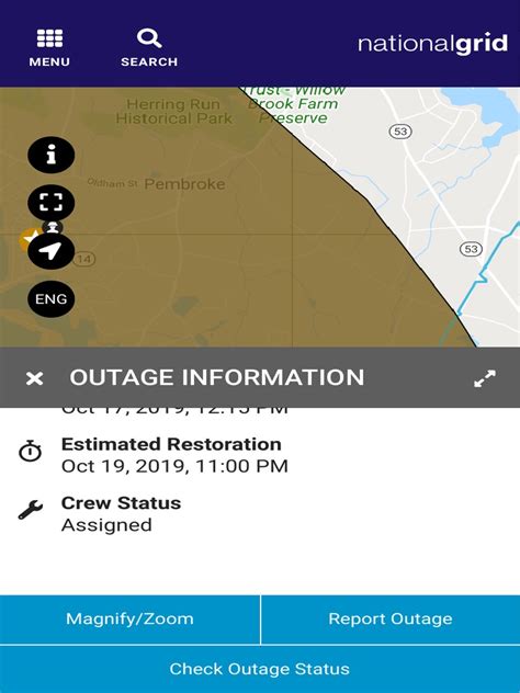 Massachusetts Power Outage Map