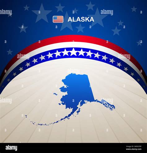 Alaska map vector background Stock Vector Image & Art - Alamy