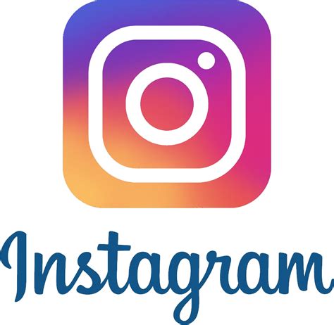 Instagram Png Logo With Text And Icon