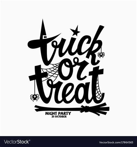 Trick or treat lettering Royalty Free Vector Image , #spon, #lettering ...