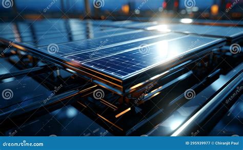 Aerial View of Solar Cells Panel Stock Image - Image of generation ...