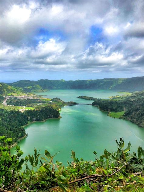 Sete Cidades of Ponta Delgada at the Sao Miguel Island in Azores ...